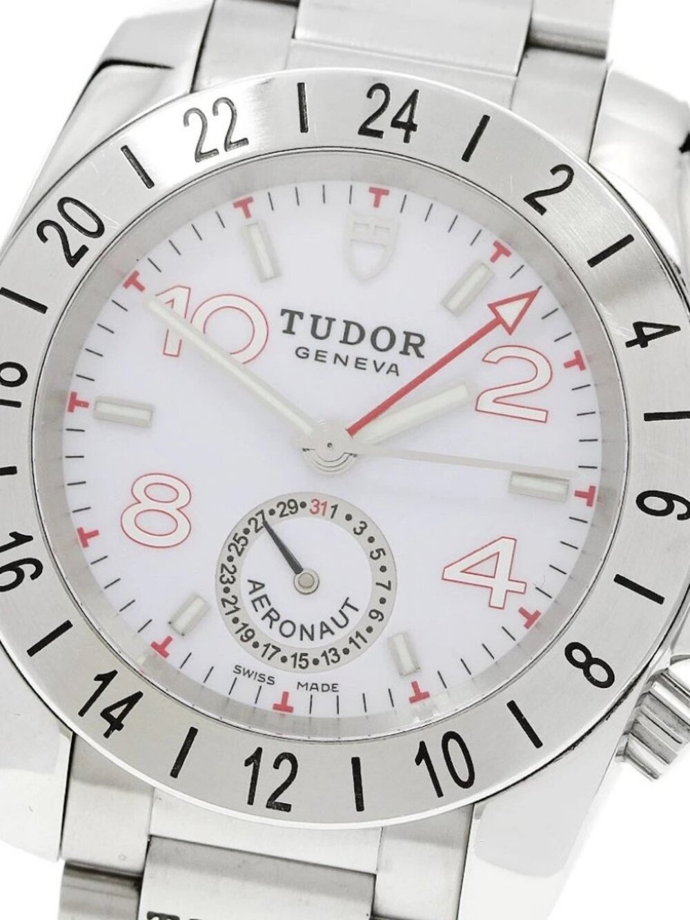 TUDOR Aeronote 20200 Date GMT white Dial Automatic Men's Watch_956394